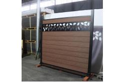 China Waterproof Wpc Mateiral Fence Panels For Outdoor Rotproof supplier