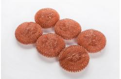 China Anti Mildew Copper Scouring Pads Customized Weight For Kitchen Cleaning supplier