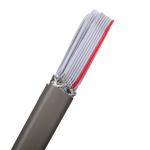 Sheath Material PVC UL2464 Grey with Red Edge 20 Pin Flat Ribbon Speaker Cable for sale