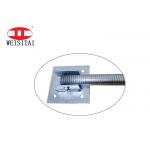 Electro Galvanized Swivel Screw 34mm Scaffolding Jack Base Q235 for sale