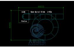 China OEM ODM Body Spiral Swimming Pool Water Slide Single Open oxidation UV resistant supplier
