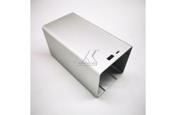 China Lighting Fixture CNC Aluminum Housing Profile Square Shape Rounded Angle supplier