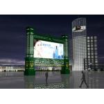 Custom Outdoor Led Video Wall Screens , Led Moving Message Display With Light Emitting Materials for sale