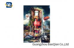 China Custom 3D Poster Printing , 3D Lenticular Wall Art Picture Catch People's Eyes supplier