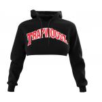 Long Sleeve Printing Crop Top Sweatshirt for sale