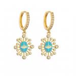 Bohemian Turkish Evil Eye Earrings