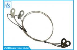 China 1.2mm Extension Spring Safety Cable Loop Wire Rope With Stainless Steel Sheet supplier