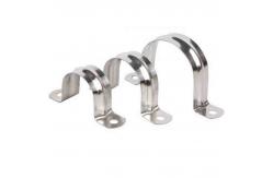 China Rust Prevention U Shaped Metal Saddle Clip For  Pipelines Installation supplier