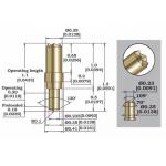0.06mm Accuracy Innovative Micro Pogo Pin Probe KLS050-001CA for sale