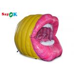 2x2m Inflatable Mouth Lip Model For Pub Music Party Decoration for sale