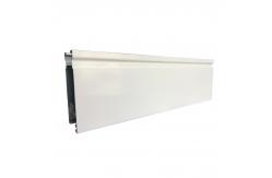 China 0.8mm T5 White Powder Coating Aluminium Door Profiles supplier