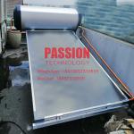 300L Flat Panel Solar Water Heater Blue Titanium Flat Plate Collector Blue Film Solar Thermal Collector Black Chrome for sale