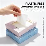 China Eco-Friendly No Bleach Powerful Cleansing Laundry Detergent Sheets and Strips for sale