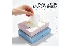 China Eco-Friendly No Bleach Powerful Cleansing Laundry Detergent Sheets and Strips supplier