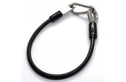 China Safety Wire Rope Sling Tool With Stamped Eyelets Hook Spring Hanging Kits supplier