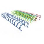 5/8 - 1-3/4 2:1 Pitch Twin Loop Wire O Bindings For Notebook for sale