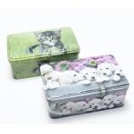 CMYK EN71 Rectangle Biscuit Tin Box With Logo Printed for sale