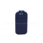 Empty Mini Plastic Perfume Atomizer Spray Bottle Dark Blue Cosmetic Credit Card Pocket