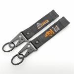 KTM-Inspired Woven Keychain Gift - Durable Embroidery & Quick-Release Carabiner Design​ for sale