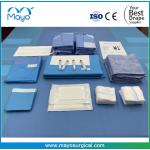 Abdominal Surgery Disposable Surgical Laparoscopy Drape Pack With Lap Drape for sale
