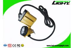 China High Beam LED Mining Light , LED Mining Headlamp With Big Capacity Battery Pack supplier