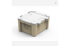 China Snap On Roto Molded Storage Box Custom Rotary Plastic Turnover Box supplier