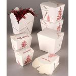 White Paper Box Packaging For Food  On The Go , Noodle Package Paper Box for sale