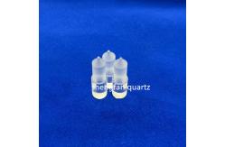 China Custom High Light Transmittance High Purity Full Transparent Slotted Quartz Rod Quartz Boat supplier