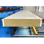 Rock Wool Sandwich Panel IMP Walls Fireproof Soundproof PU Closing Sealing Edge for sale