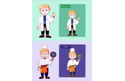 China Parent Child Interactive Educational Puzzle Toys Learning Career and Uniform Dress Up supplier