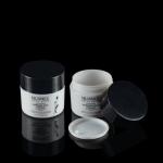 56.2MM 50ml PETG Cosmetic Jar Luxury Cosmetic Containers With ABS Lid for sale