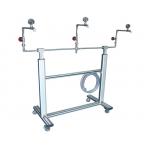 Movable Ingress Protection Test Equipment Luminaires 3 Heads Water Spray Test Apparatus for sale