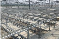 China Agriculture Metal Mesh Nursery Rolling Benches Movable Greenhouse Cultivation Bench supplier