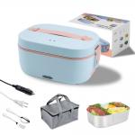 Electric Lunch Box 80W Heated Lunch Box 1.5L Portable Food Warmer With Detachable Dividers for sale