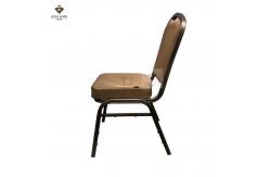 China Stackable Hotel Banquet Chair Iron Aluminum Powder Coating Finish Tyrone Chair supplier