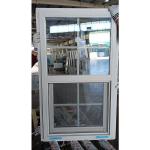 Sash Vertical Fixed Impact Anthracite UPVC Windows 87mm