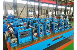 China Erw20 Square Tube Mill High Frequency Straight Welded Pipe Production Line supplier