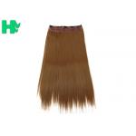 Silky Straight Long Synthetic Hair Extensions For Black Women With Clip for sale