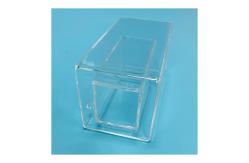 China Double Wall Square Quartz Tube Good Soldering Skills Low Thermal Expansion Coefficient supplier