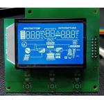 LCD 7 Segment Display Screen HTN White On Blue Chip On Board AIP31621 Driver For Inverter for sale