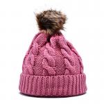 58CM Circumference Knit Beanie Hats Jacquard Stylish Winter Hats For Ladies for sale
