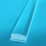 Precision Grinding Optical Quartz Glass Side Light Lower Lens 326×16×10mm