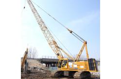 China Second Hand 100T Crawler Crane 120m/Min Lifting Speed For Wind Farm supplier