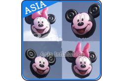 China Customized Helium Balloon Animal Shaped  , Cartoon Character Pink Pig Inflatable supplier