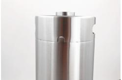China Single Wall 10L Craft Beer Mini Keg Flat Bottom Big Mouth supplier