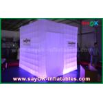 Inflatable Party Tent Portable Inflatable Led Cube Photo Booth Props Fire-Resisitant
