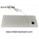 China FN Numeric 104 Keys Silicone Rubber Keyboard Resin Trackball Panel Mount Keyboard factory