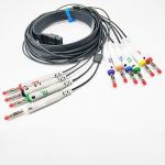Banana Holter ECG Cable 10 Lead IEC AHA Schiller MS-12 for sale