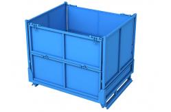 China Storage Metal Pallet Cage Large Stillage Container Stackable 1000x800 supplier
