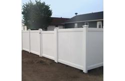 China Security Protection PVC Privacy Fence 6ft × 8ft Corrosion Resistance supplier